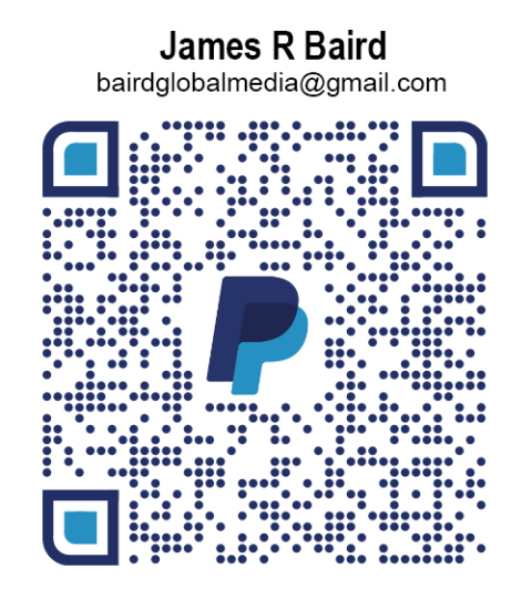 PayPal QR code — James R Baird